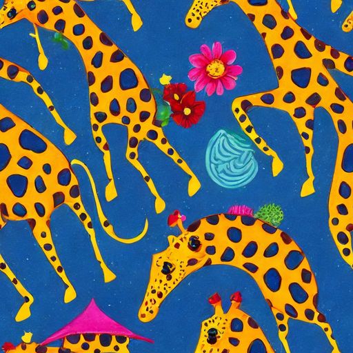 The Giraffe Garden pattern