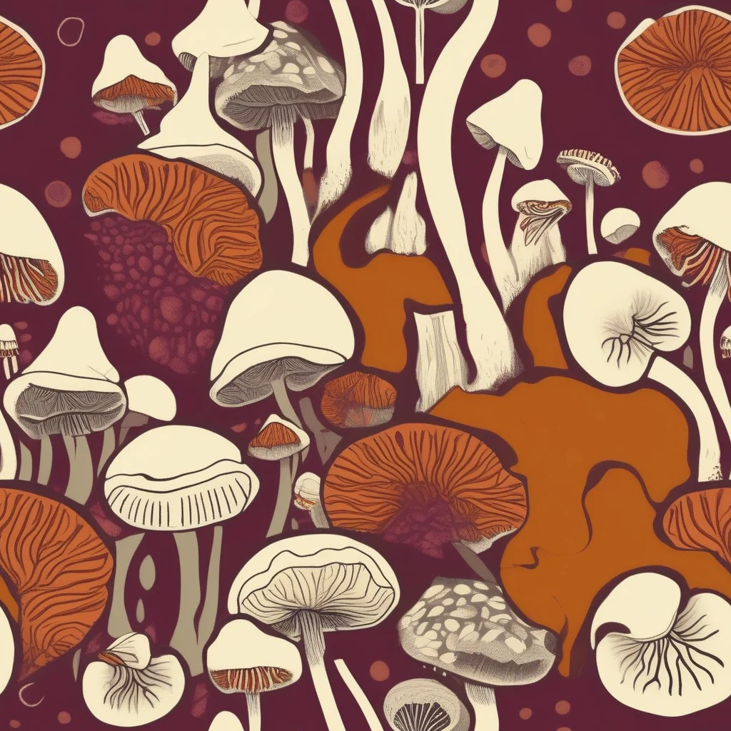 The Mushroom Moonrise pattern