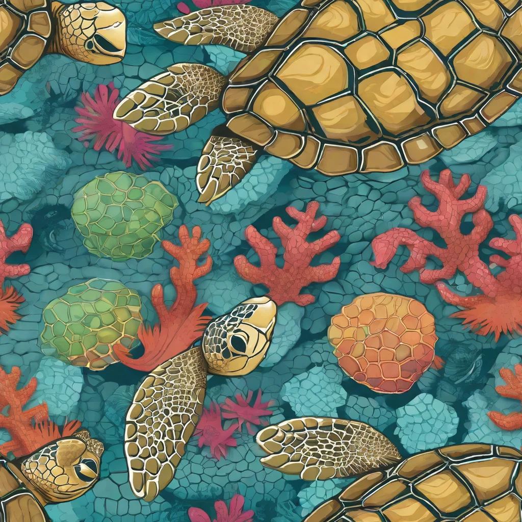 The Coral Carapace pattern