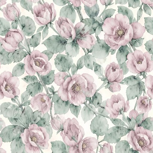 The Blush Herbarium pattern