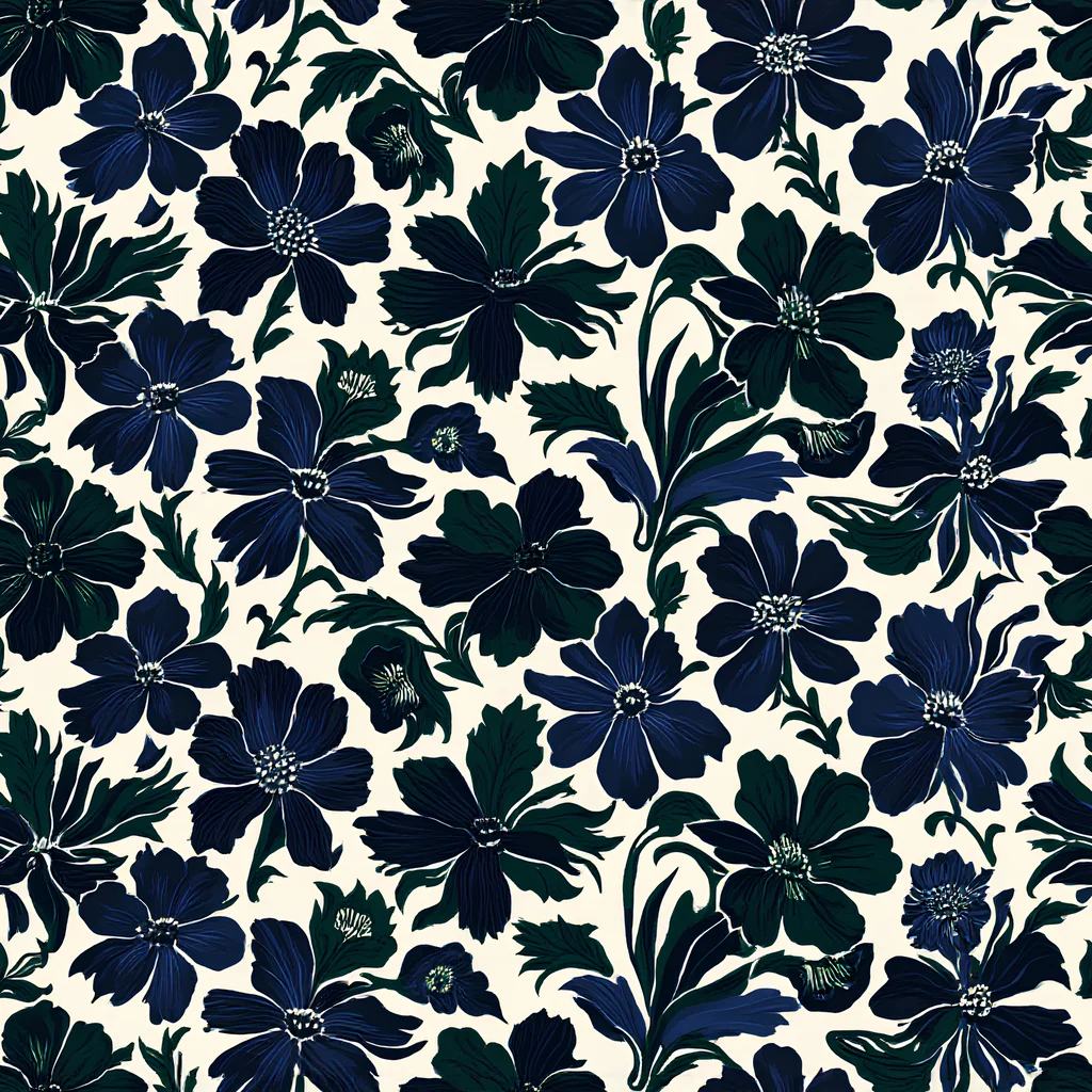 The Nocturne Florals pattern