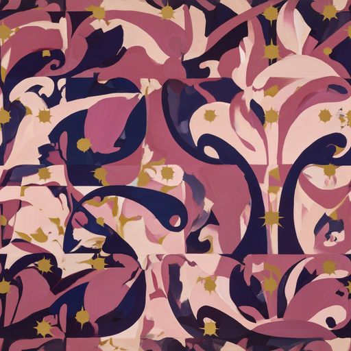 The Plum Petal pattern
