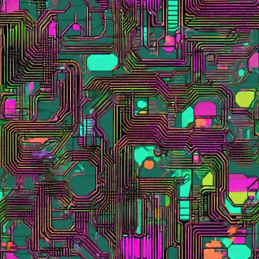 The Neon Circuit pattern