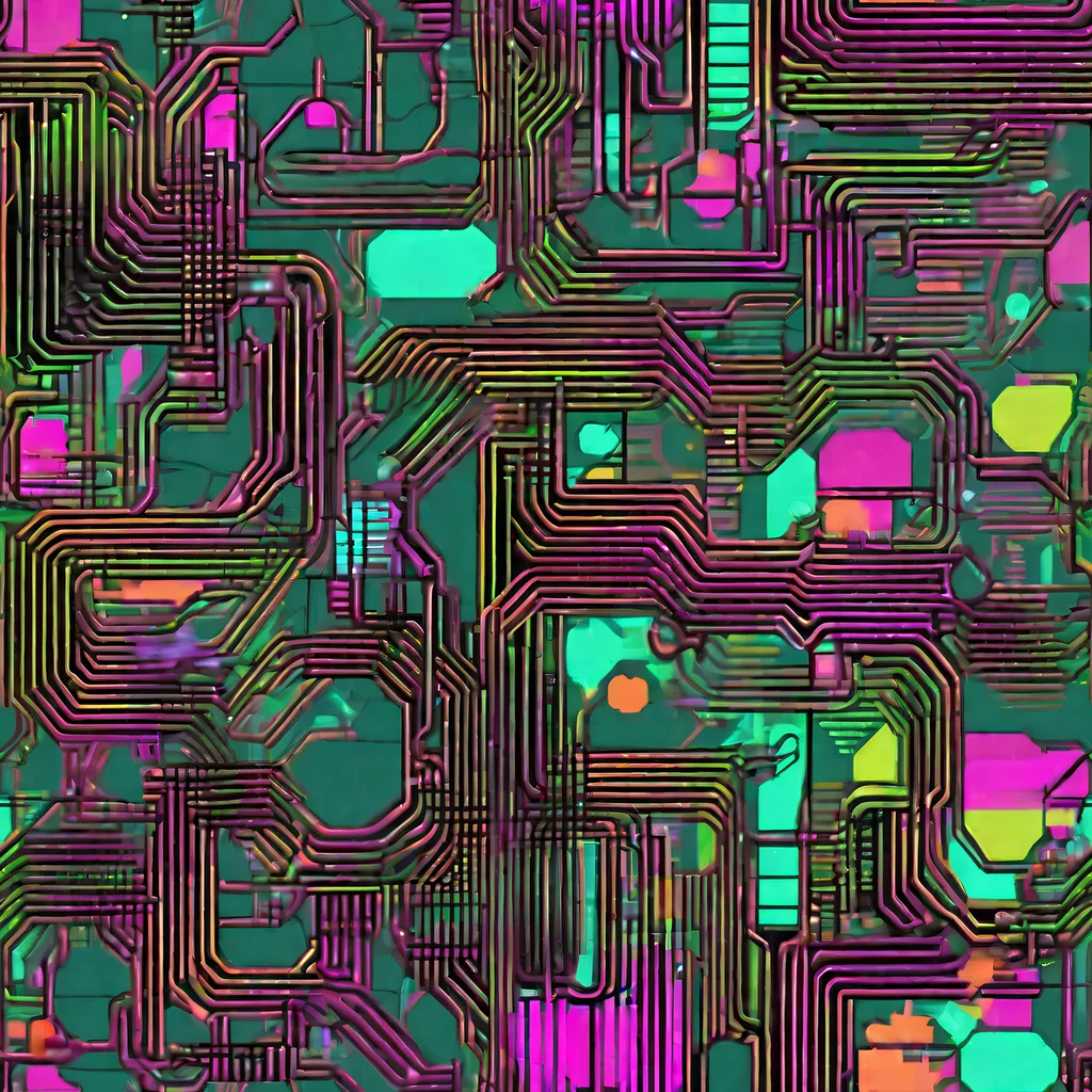 The Neon Circuit pattern
