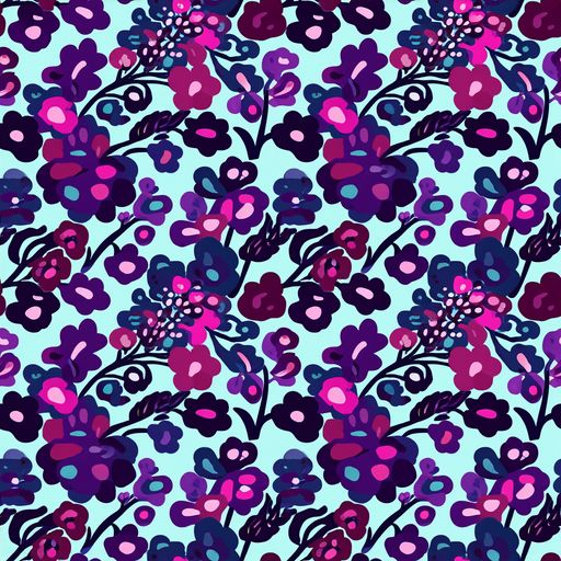 The Electric Wildflowers pattern