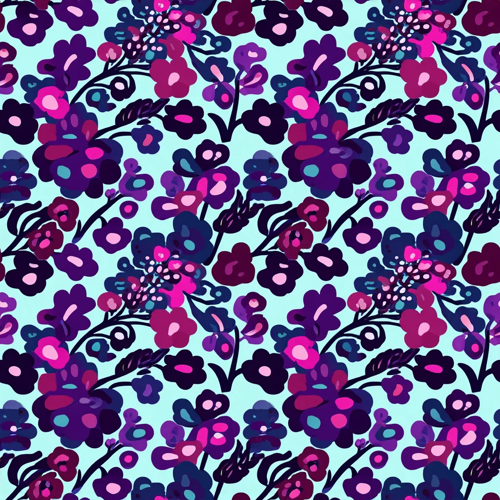 The Electric Wildflowers pattern
