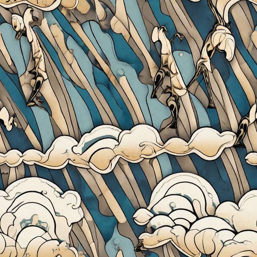 The Art Nouveau Undertow pattern