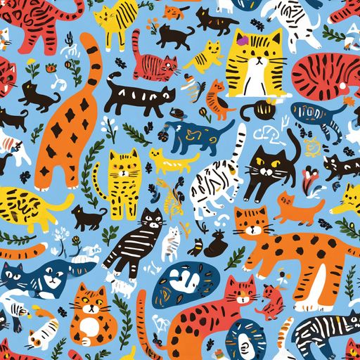 The Feline Fiesta pattern