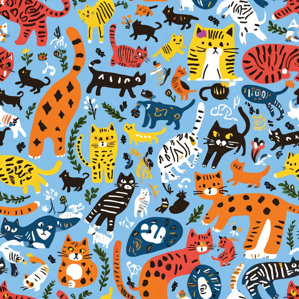 The Feline Fiesta pattern