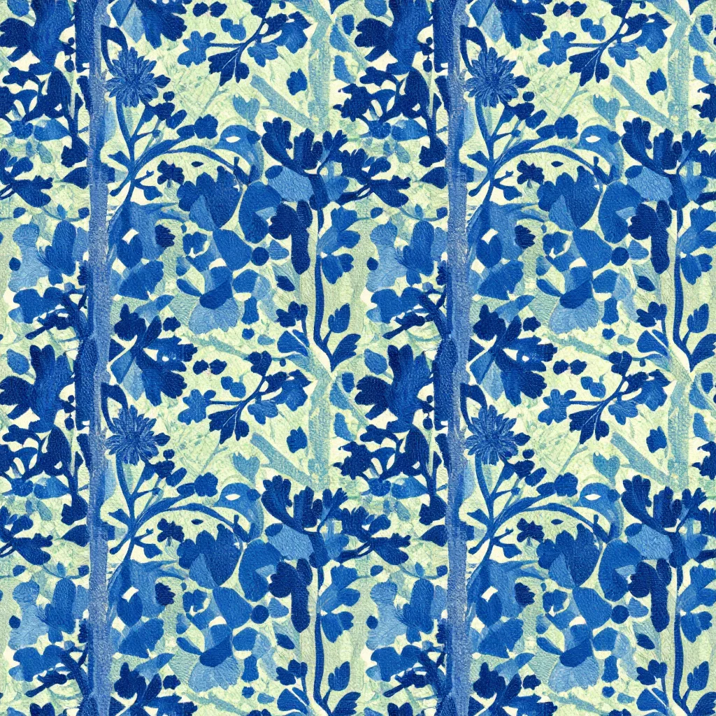 The Indigo Conservatory pattern