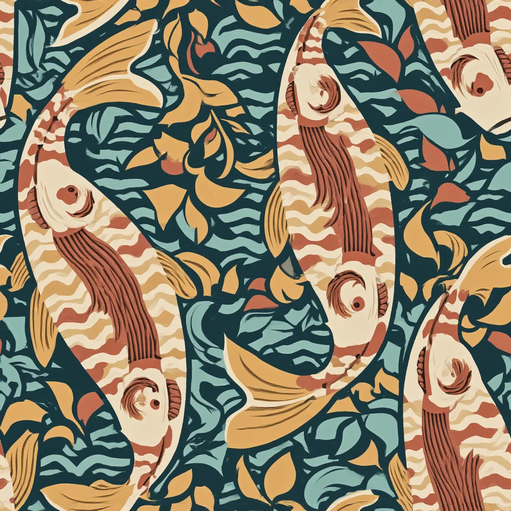 The Koi After Midnight pattern