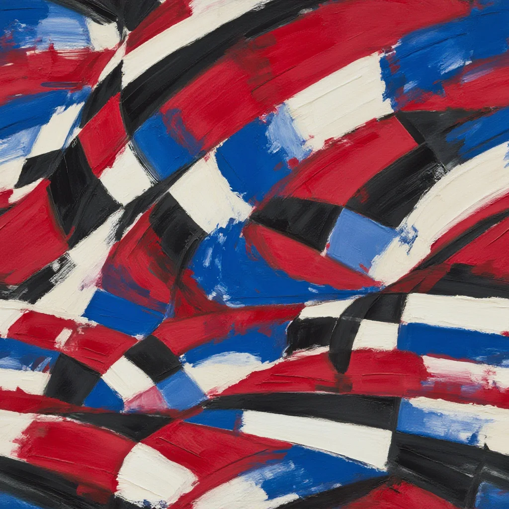 The Patriot Brushwork pattern