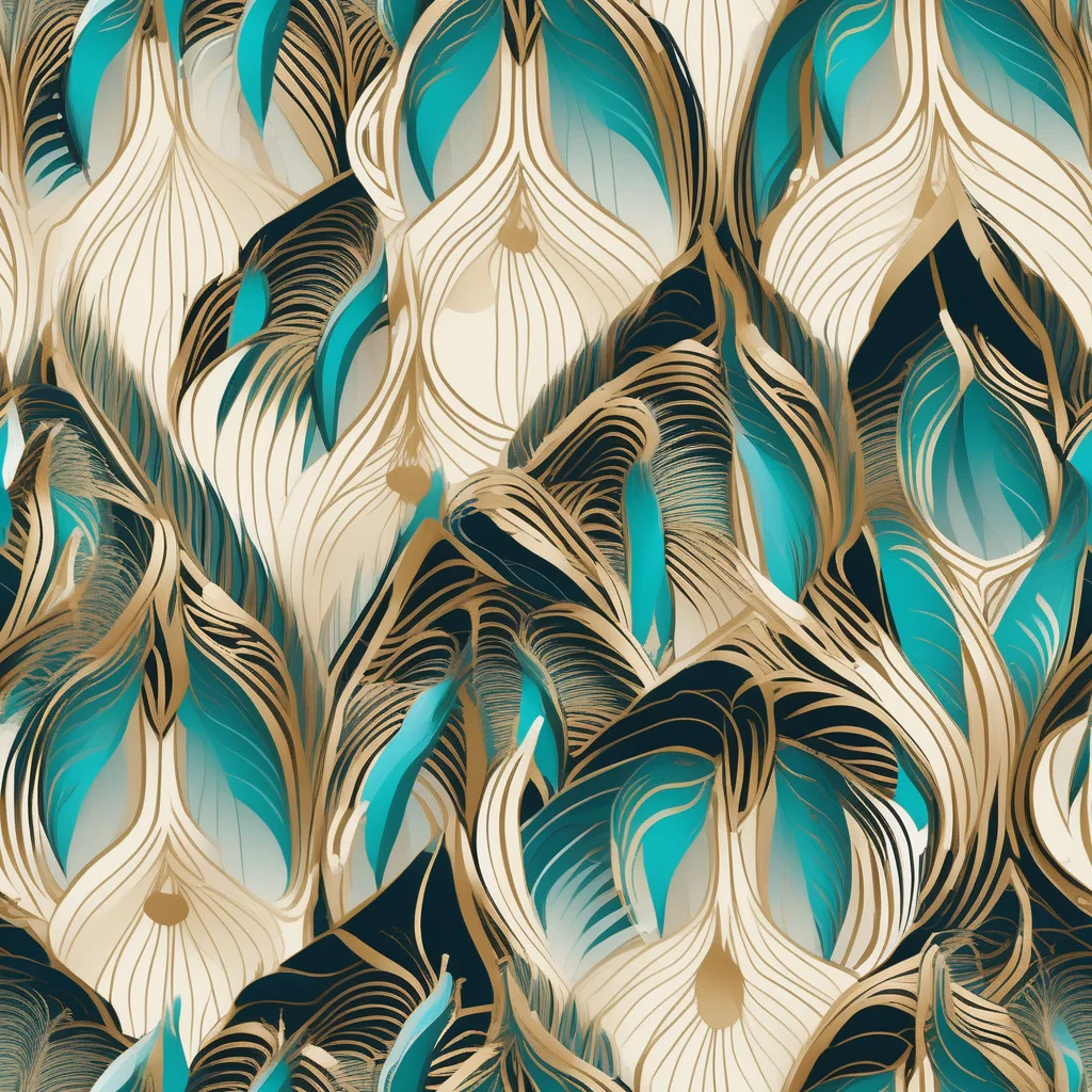 The Peacock Botanica pattern