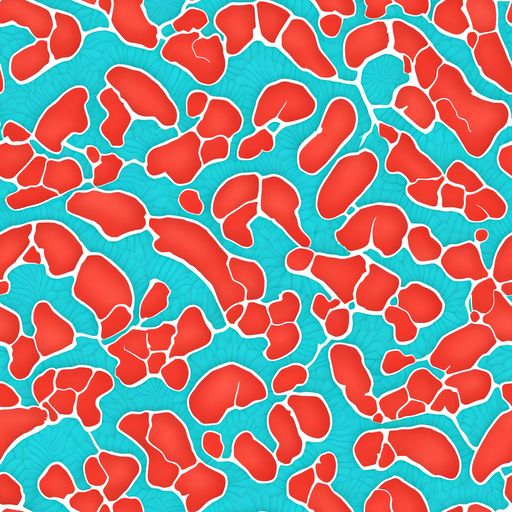 The Turquoise Reef pattern