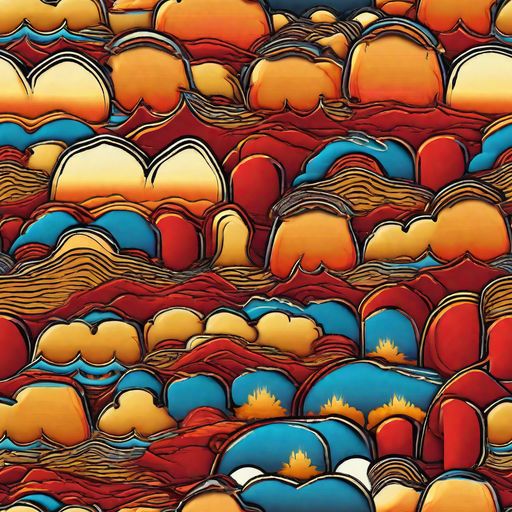 The Sunset Topography pattern
