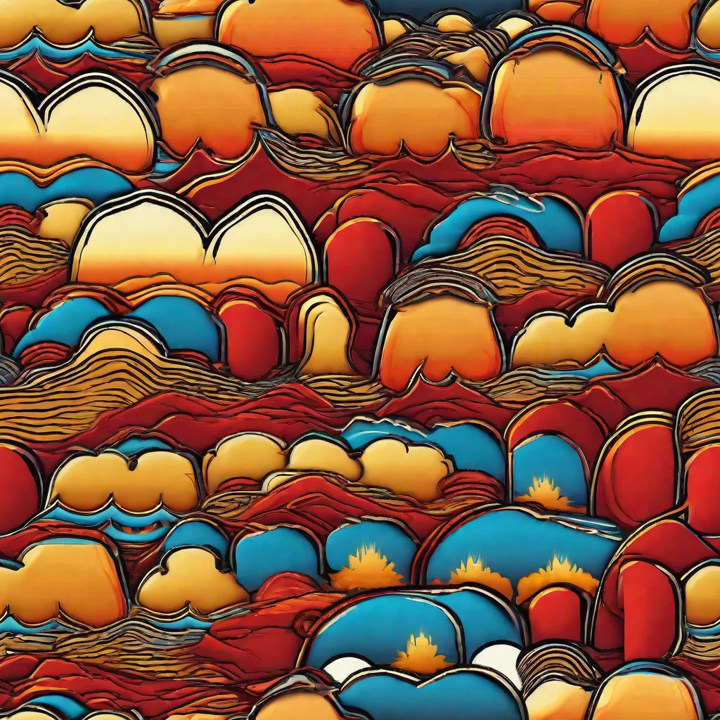 The Sunset Topography pattern