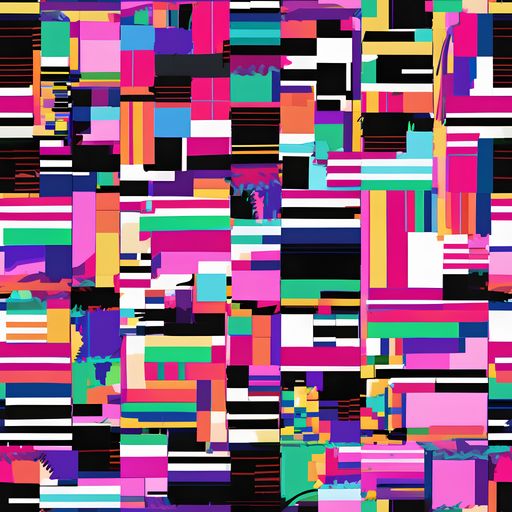 The Neon Cityscape pattern