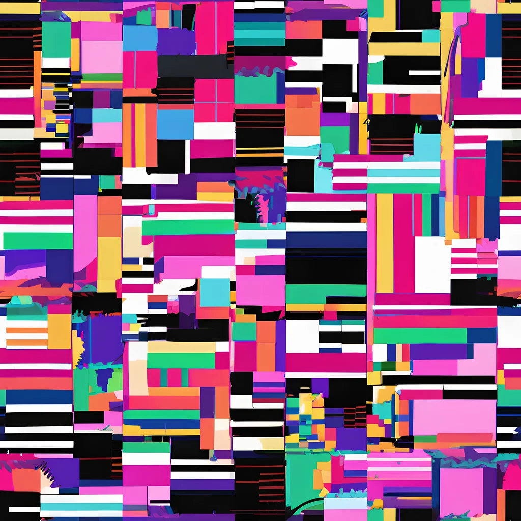 The Neon Cityscape pattern