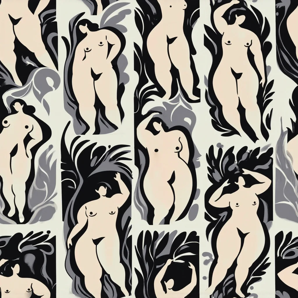 The Ivory Figure Garden pattern