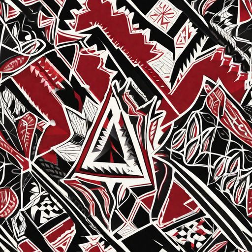 The Crimson Geometry pattern