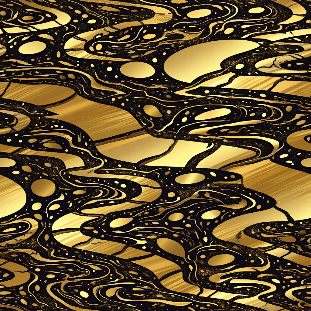 The Gilded Vortex pattern