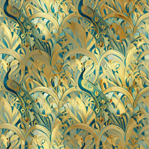 The Peacock Verdure pattern