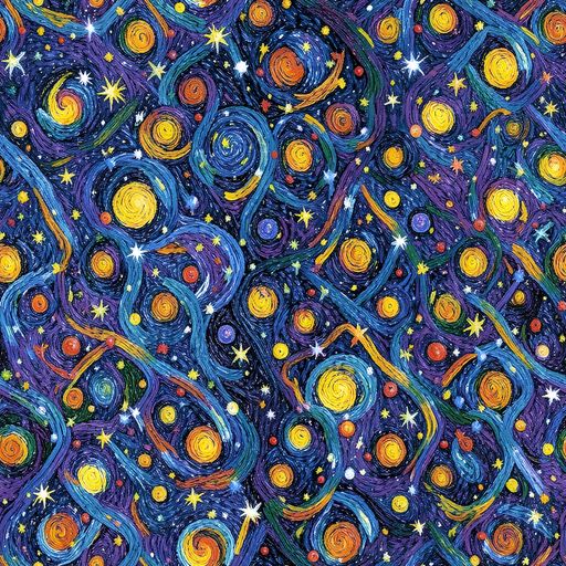 The Starry Spiral pattern