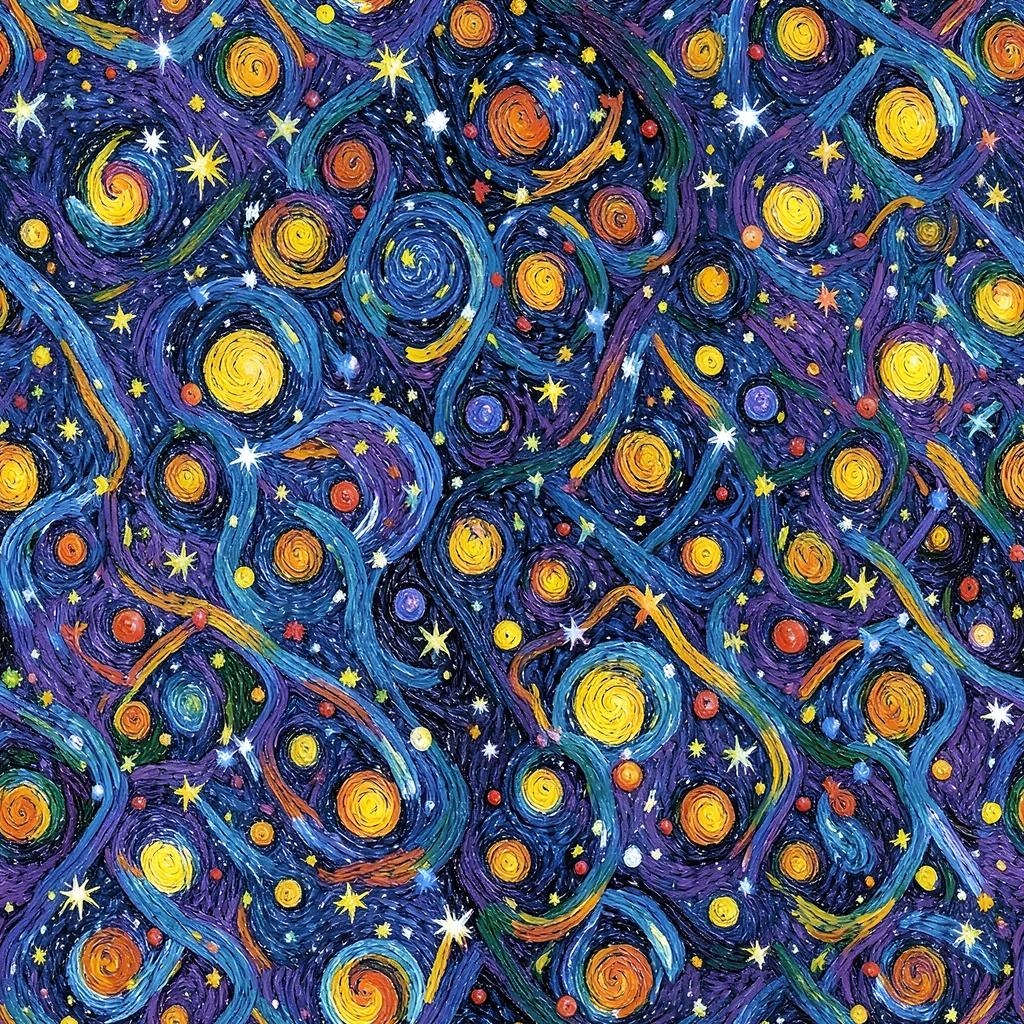 The Starry Spiral pattern