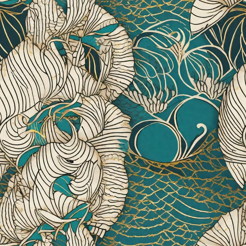 The Teal Tidal Bloom pattern