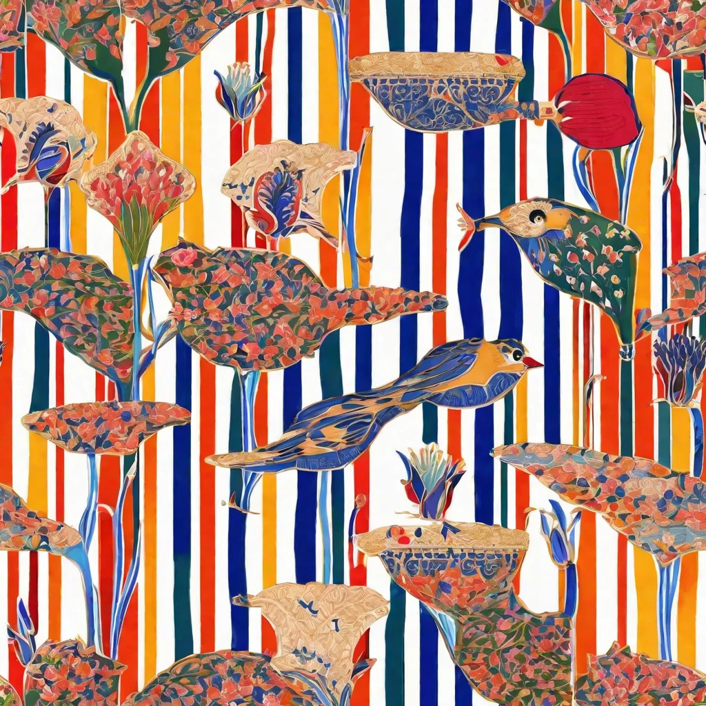 The Ornamental Aviary pattern