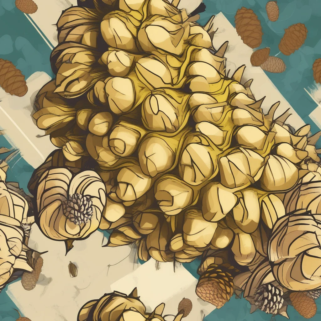 The Golden Cone Garden pattern