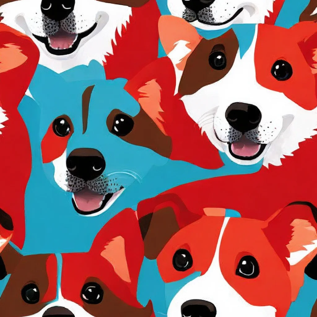 The Pawsitive Color pattern