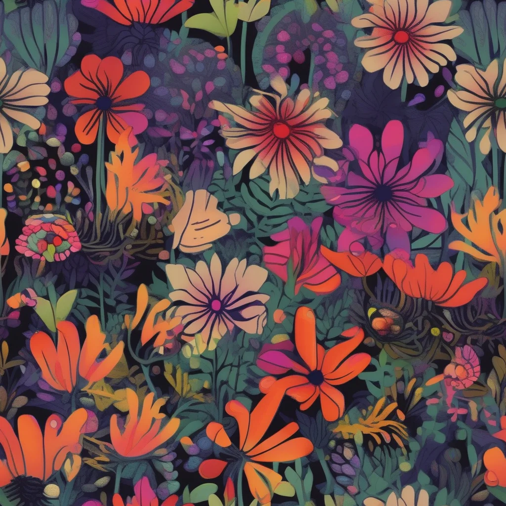 The Velvet Flora pattern