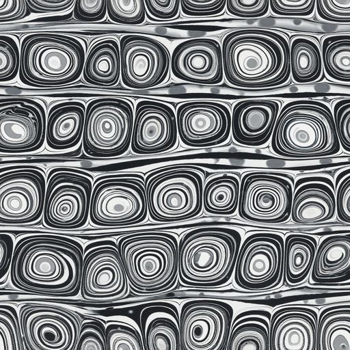 The Monochrome Strata pattern
