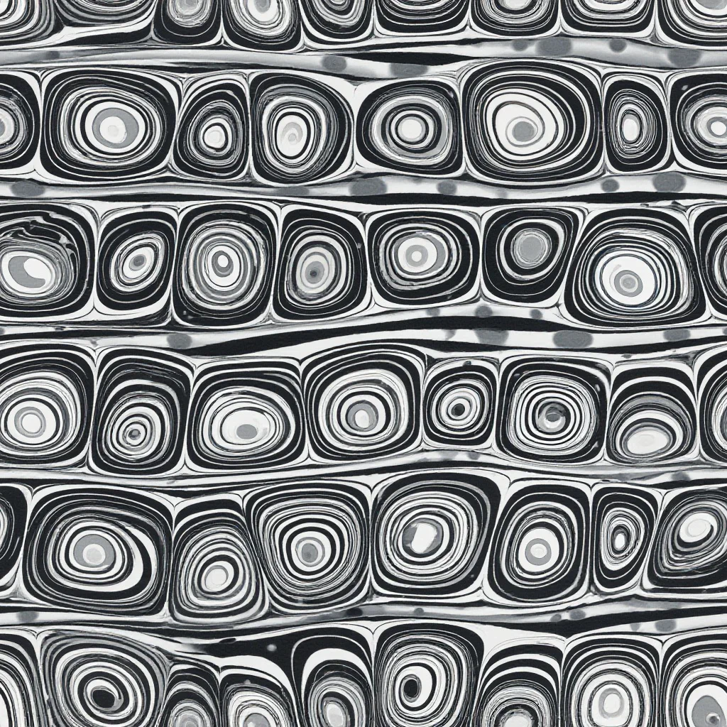 The Monochrome Strata pattern