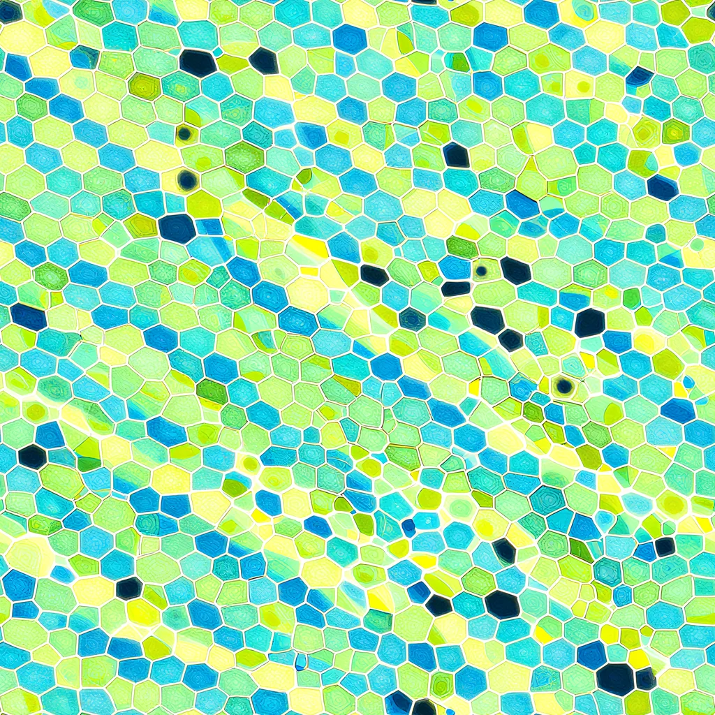 The Aqua Mosaic pattern