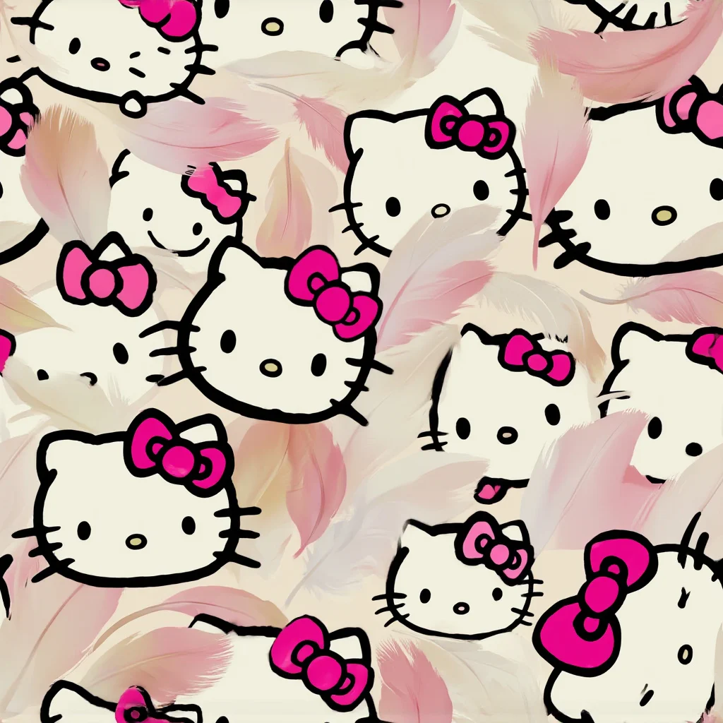 The Kawaii Feather Parade pattern