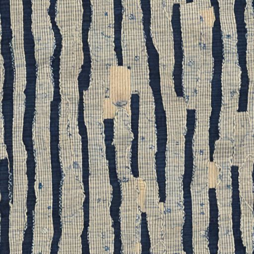 The Indigo Fray pattern