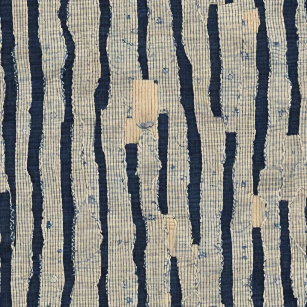 The Indigo Fray pattern