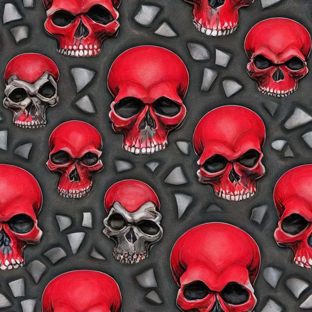 The Crimson Skullfield pattern