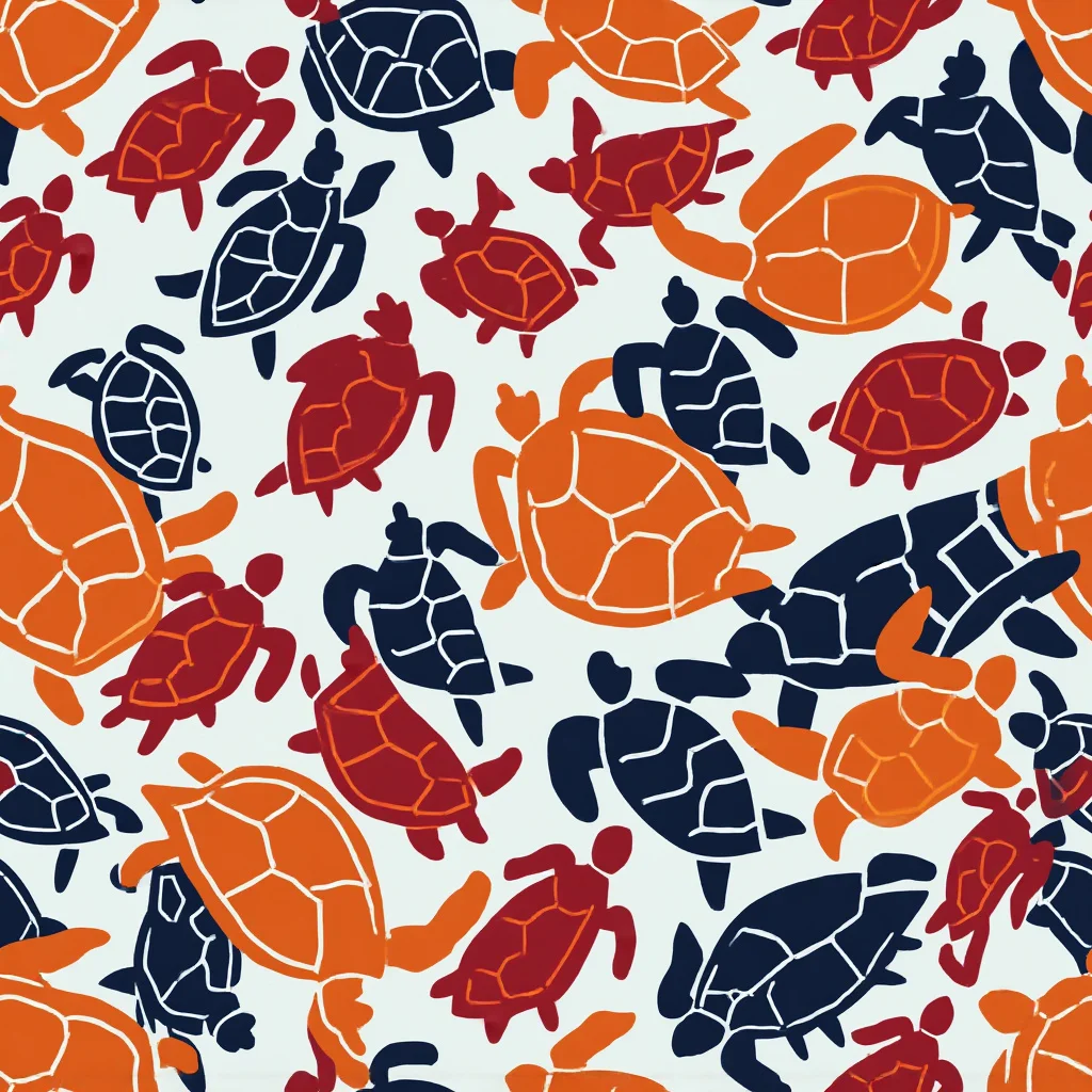 The Carapace Parade pattern