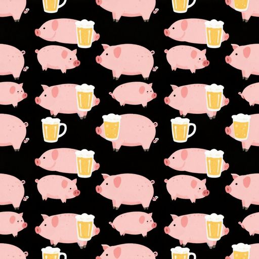 The Boozy Barnyard pattern