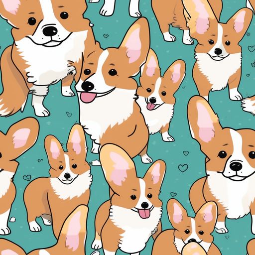 The Corgi Carnival pattern