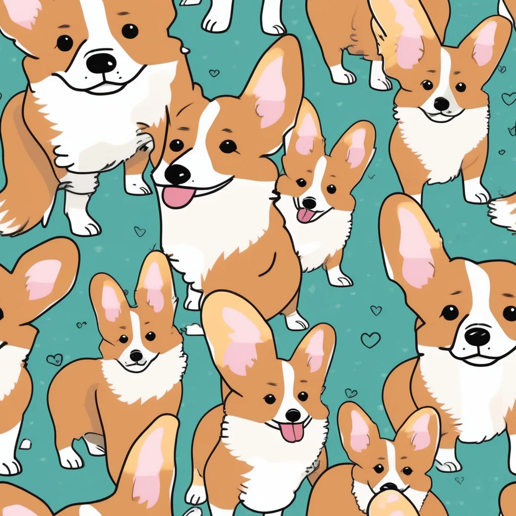 The Corgi Carnival pattern