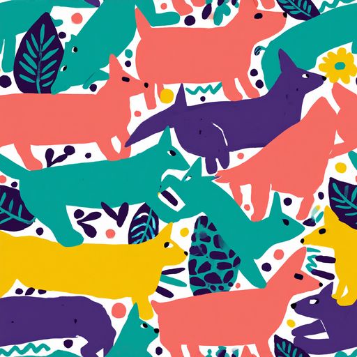 The Wildlife Parade pattern