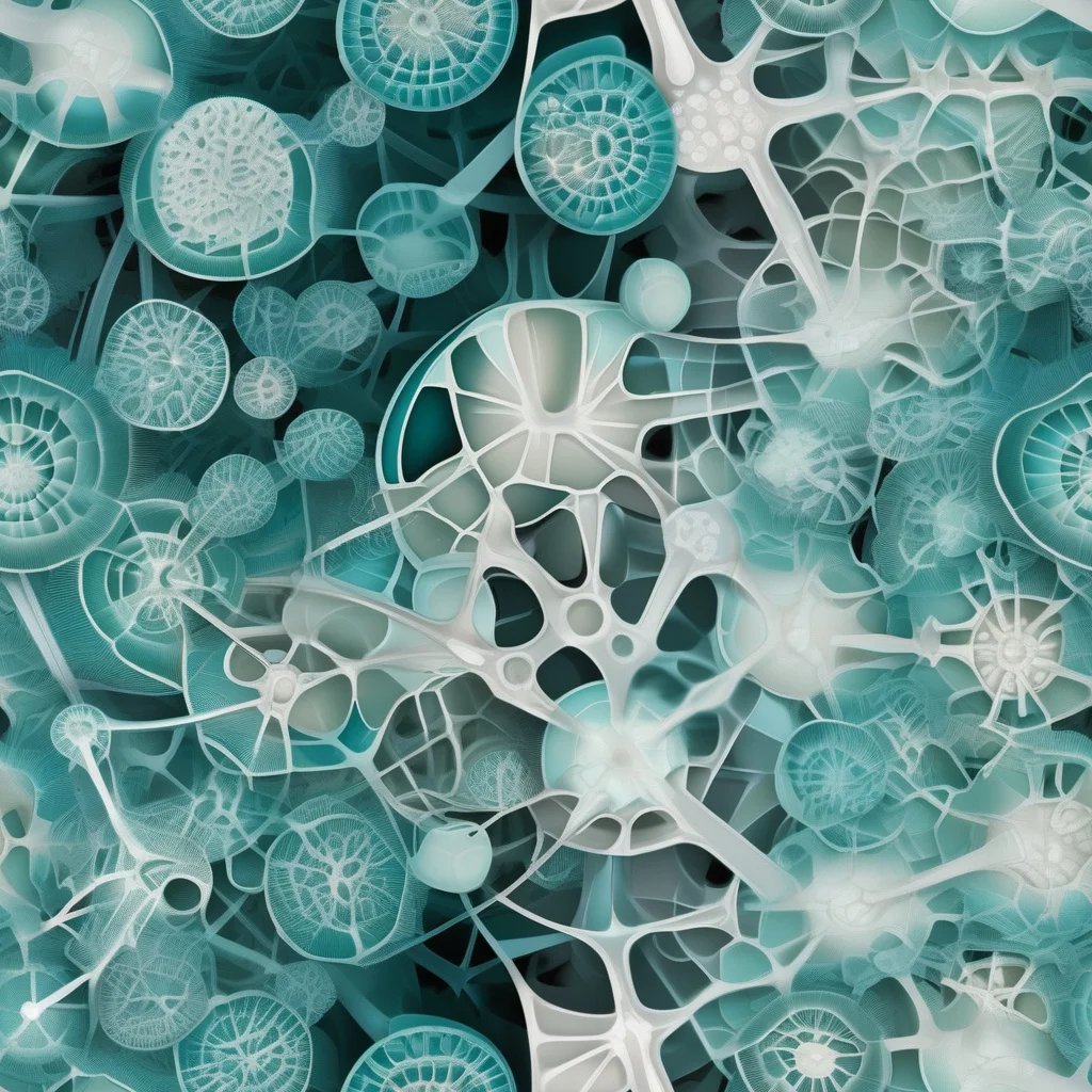 The Aqua Neural Bloom pattern