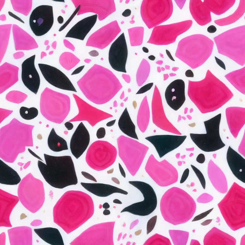 The Fuchsia Confetti pattern