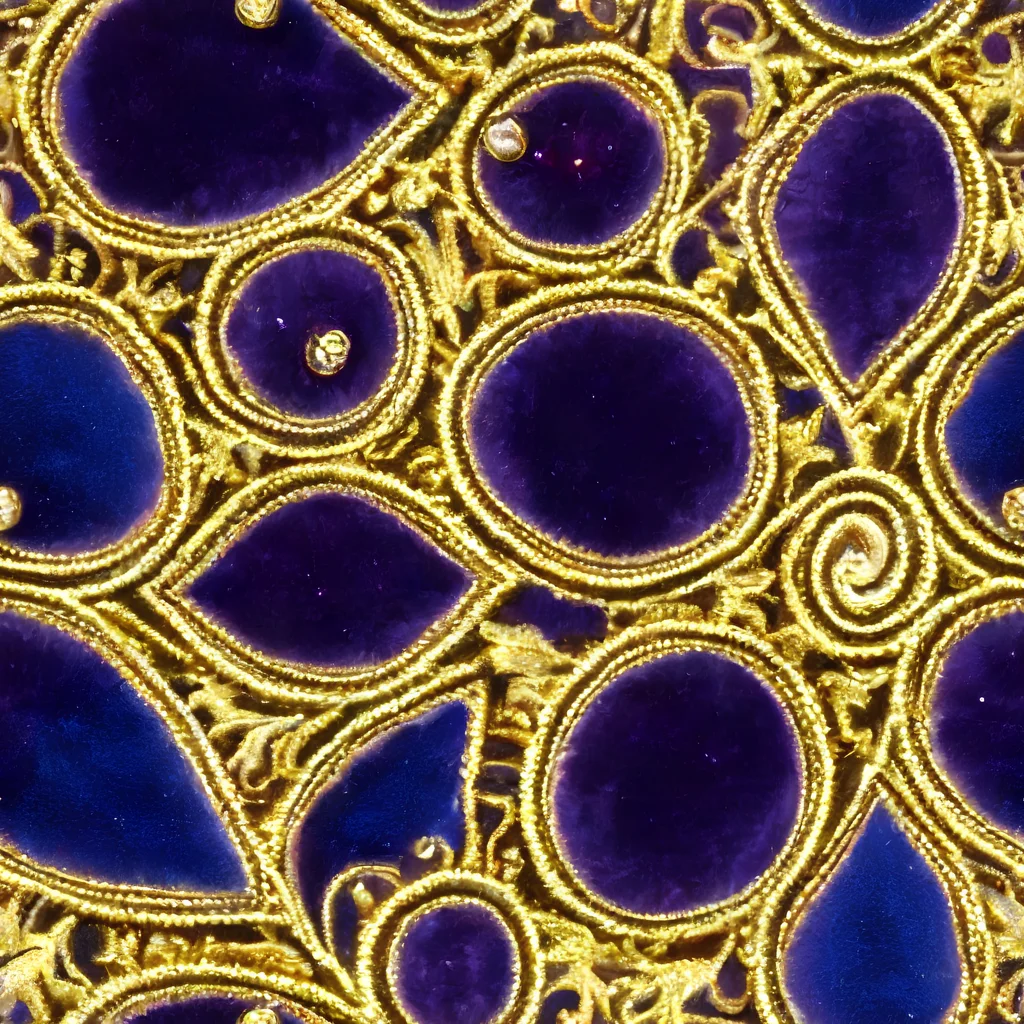 The Gilded Midnight pattern