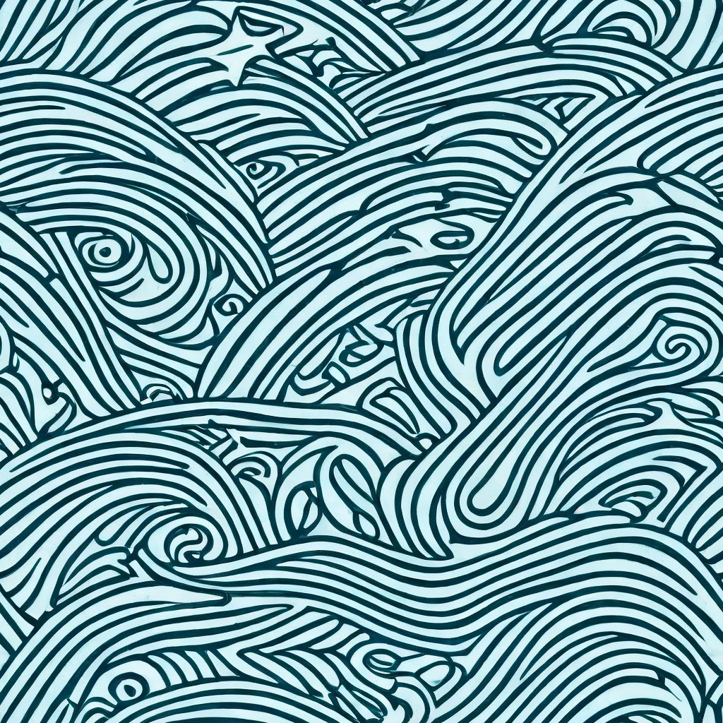 The Tidal Linework pattern