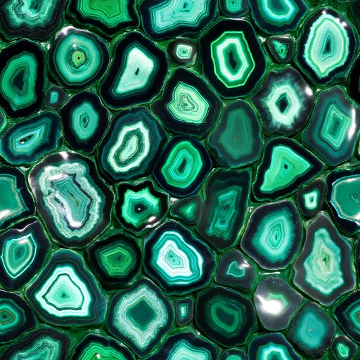 The Emerald Geode pattern